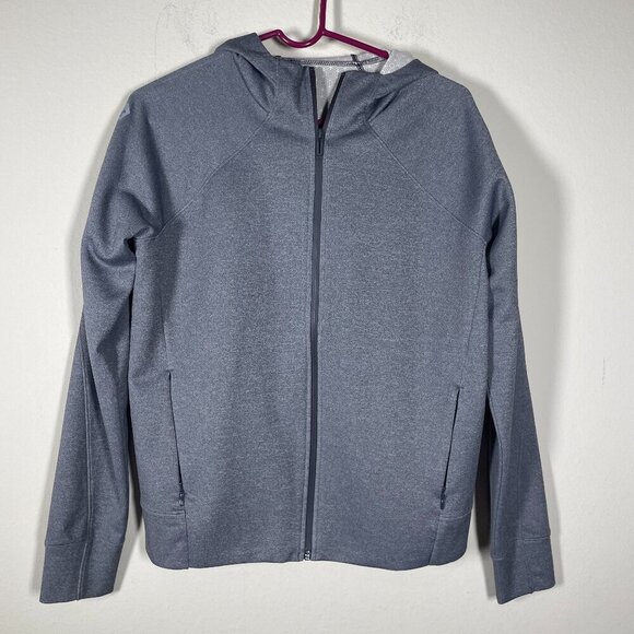 Under Armour Women's Hooded Gray Full Zip Jacket Outdoor Athletic Small! - Picture 1 of 6